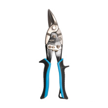 FIXTEC 10 Inch Scissors Chromium Vanadium Steel Right Cut Tin Sheet Metal Snip Aviation Scissor Cut Shear